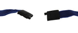 0.23 EACH! - Pack of 100 - 3/8" Flat Braid Breakaway Woven Lanyard /Universal slide adapter and nickel plated steel bulldog clip ROYAL BLUE (SRX2137-6002)